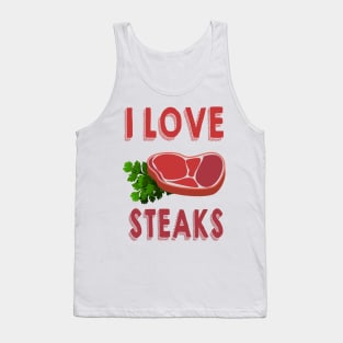 I Love Steaks Tank Top